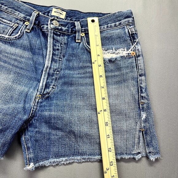 CITIZENS OF HUMANITY NIKKI DENIM HIGH RISE‎ SHORTS PREMIUM VINTAGE SIZE 28 - Picture 5 of 13